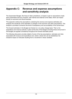 Appendix C - Queensland Treasury