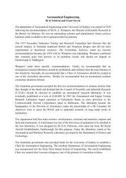 C2 Aeronautical - Aeromech @ USyd