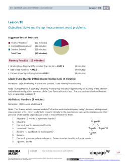 Lesson 10 - EngageNY
