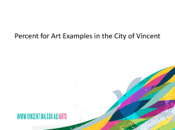Percent for Art Examples
