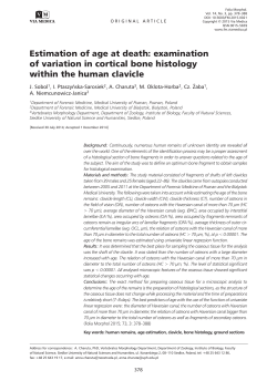 Estimation of age at death: examination of variation in cortical bone