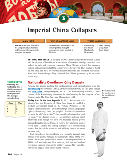 Imperial China Collapses