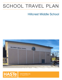school travel plan - City of Coquitlam