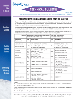 TB4 Recommended Lubricants.indd