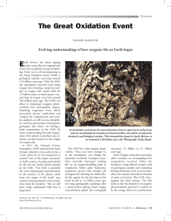 The Great Oxidation Event