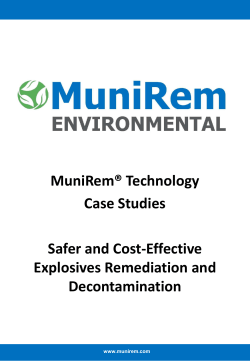 MuniRem Case Studies Booklet