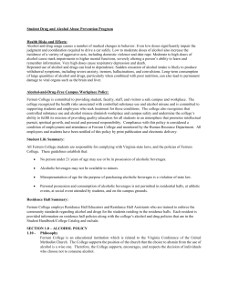 Student Drug and Alcohol Abuse Prevention