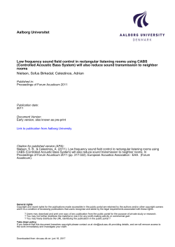 Low frequency sound field control in rectangular listening rooms