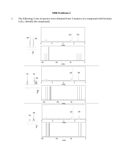 NMR problems 2