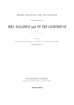 MRS. DALLOWAY and TO THE LIGHTHOUSE - (BORA)