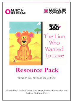 Lion Participation Pack 3-6yrs Pol