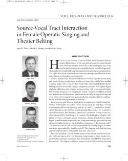 Source-Vocal Tract Interaction in Female Operatic