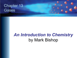 Chapter 13 - An Introduction to Chemistry