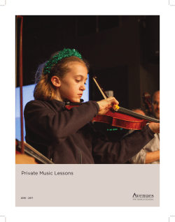 Private Music Lessons - NYC