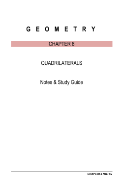 Chapter 6 Notes