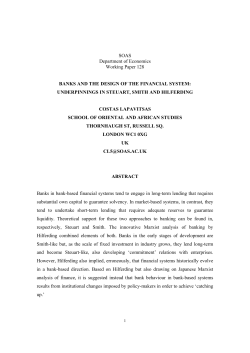128. Banks and the Design of the Financial System