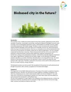 Introduction The transition of our traditional economy based on fossil