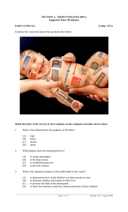 SECTION A - SIGHT PASSAGES (60%) Suggested Time: 90