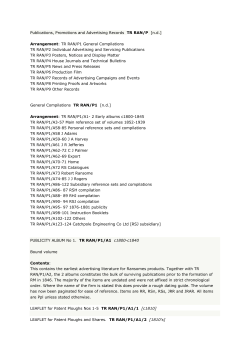 TR RAN/P1 General Compilations TR RAN/P2 Individu