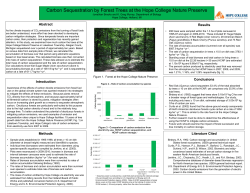 Carbon Sequestration - Hope College | Sustainable