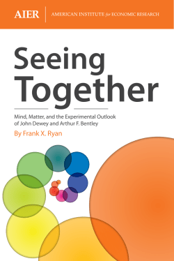 Seeing Together - American Institute for Economic Research