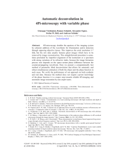 Automatic deconvolution in 4Pi-microscopy with variable phase