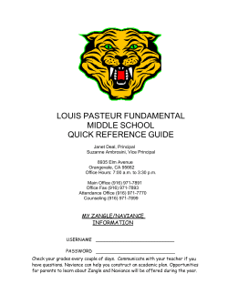LOUIS PASTEUR FUNDAMENTAL MIDDLE SCHOOL