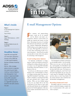 E-mail Management Options