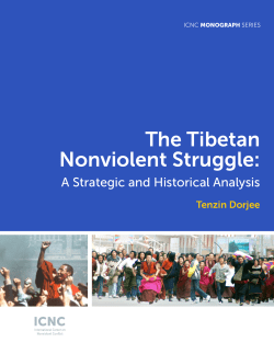 The Tibetan Nonviolent Struggle - nonviolent