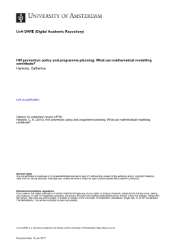 Male circumcision for HIV prevention