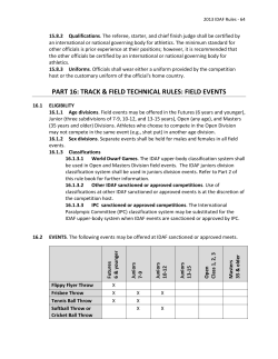 Part 16 - TF Rules - Field