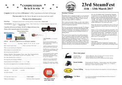 23rd SteamFest - SteamFest Tasmania