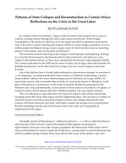Patterns of State Collapse and Reconstruction in Central Africa