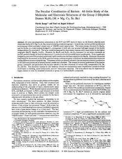 The Peculiar Coordination of Barium: Ab Initio Study of the