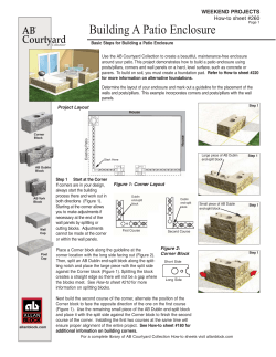 Building A Patio Enclosure