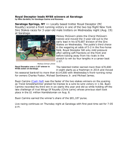 Royal Deceptor leads NYSS winners at Saratoga