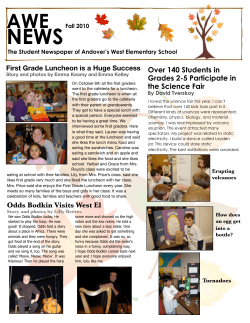 Over 140 Students in Grades 2-5 Participate in the Science Fair