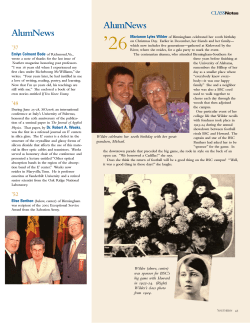 Class Notes - Birmingham