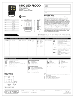 8100 led flood - Hydrel