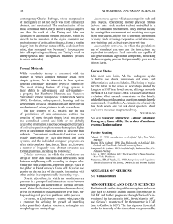Formal Methods Current Status ASSEMBLY OF NEURONS