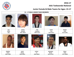 Juniors (15-17)