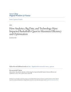 How Analytics, Big Data, and Technology Have Impacted