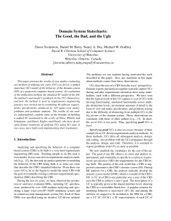 Domain System Statecharts - Programming Languages Group