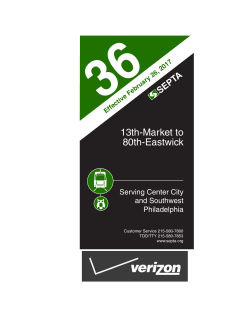 13th-Market to 80th-Eastwick