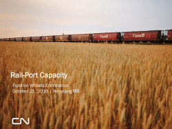 Rail-Port Capacity