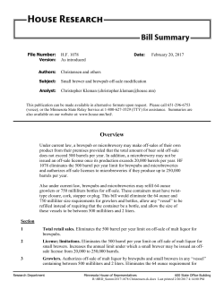 house research - Minnesota House of Representatives
