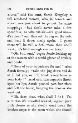 course," said the aunt, Sarah Kingsley, a tall red