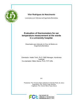 Evaluation of thermometers for ear temperature measurement