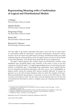 Representing Meaning with a Combination of Logical and