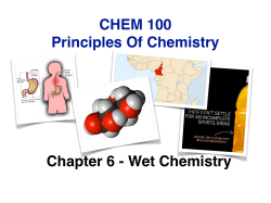 CHEM 100 Chapter 6
